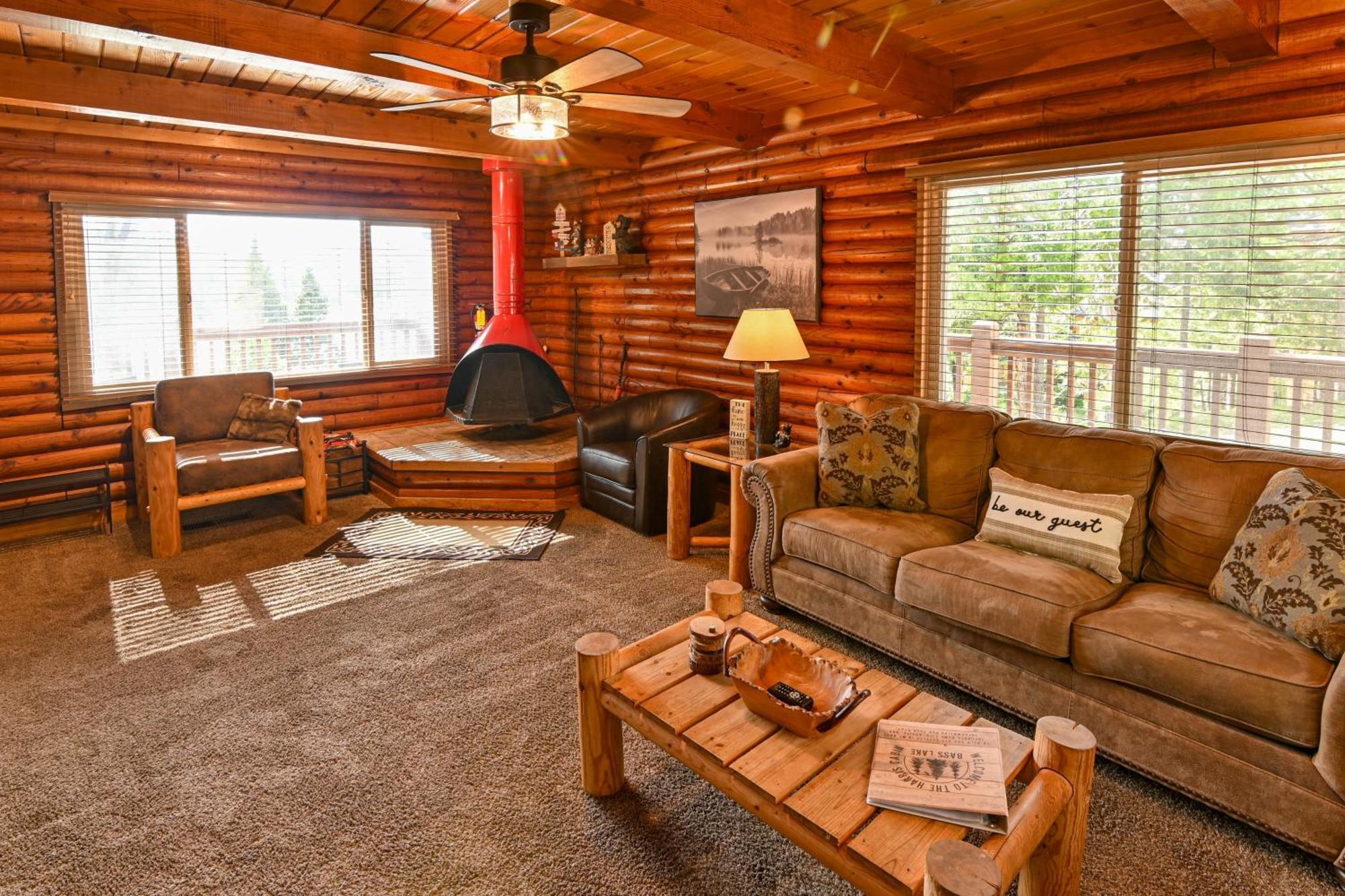 Harris Lakeview Cabin Басс-Лейк Экстерьер фото